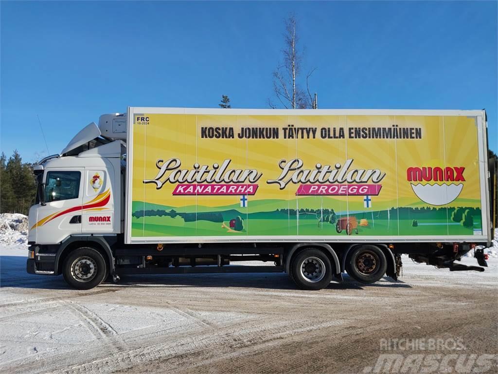 Scania G450 LB6X2*4, FRC-kori, kylmäkone, pl-nostin Φορτηγά Ψυγεία