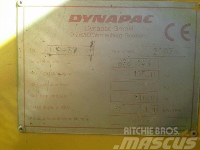 Dynapac F 9-6W Επίστρωση ασφάλτου
