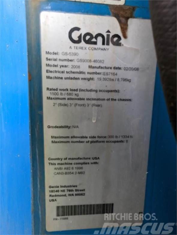 Genie GS5390RT Ανυψωτήρες ψαλιδωτής άρθρωσης