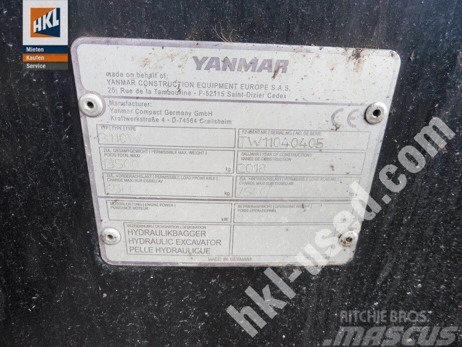 Yanmar B 110 W Εκσκαφείς με τροχούς - λάστιχα