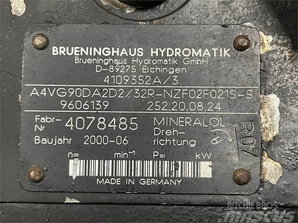  Hydrostat Brueninghaus Hydromatik A4VG90DA2D2/32R- Υδραυλικά