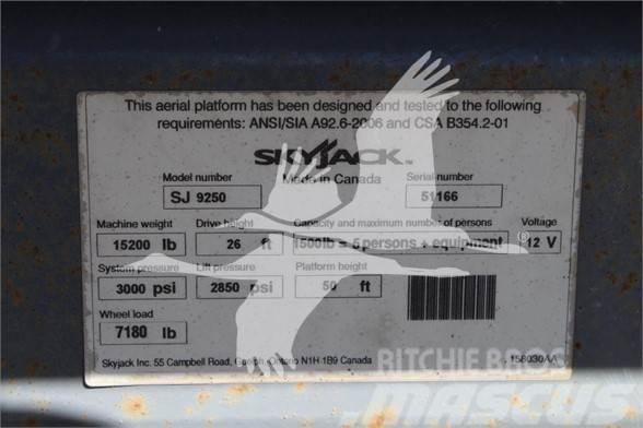 SkyJack SJ9250RT Ανυψωτήρες ψαλιδωτής άρθρωσης