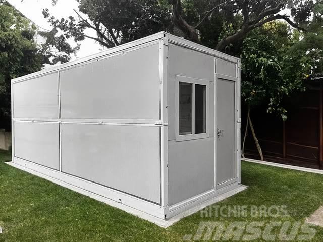  20 ft x 8 ft x 8 ft Foldable Metal Storage Shed wi Container αποθήκευσης