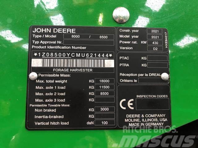 John Deere 8500 Ενσιρωκοπτικές μηχανές