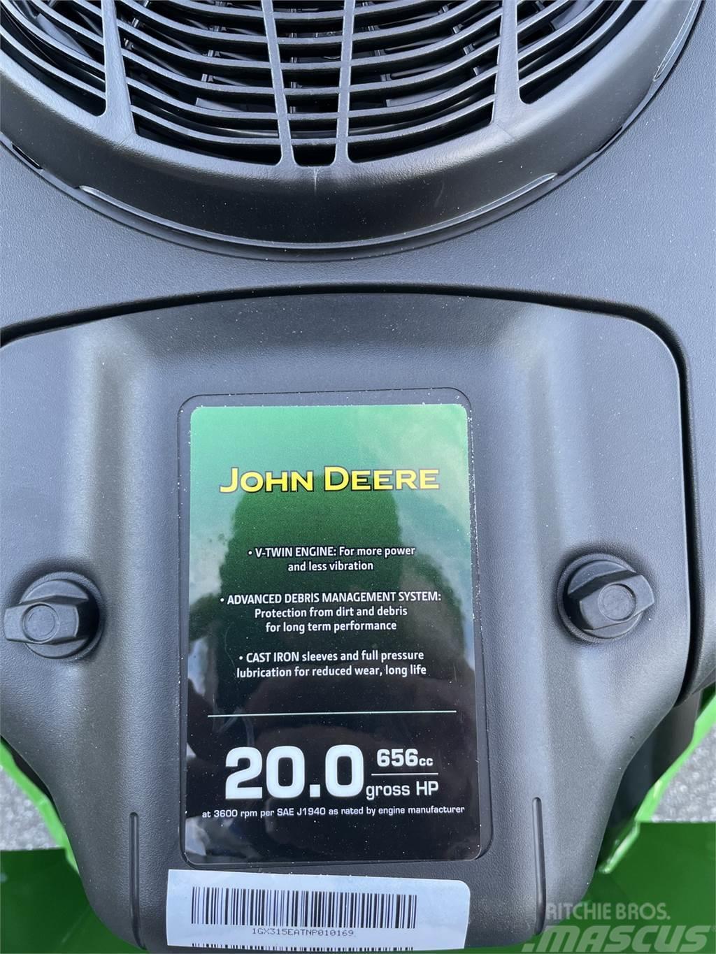 John Deere Z315E Χορτοκοπτικά μηδενικής στροφής