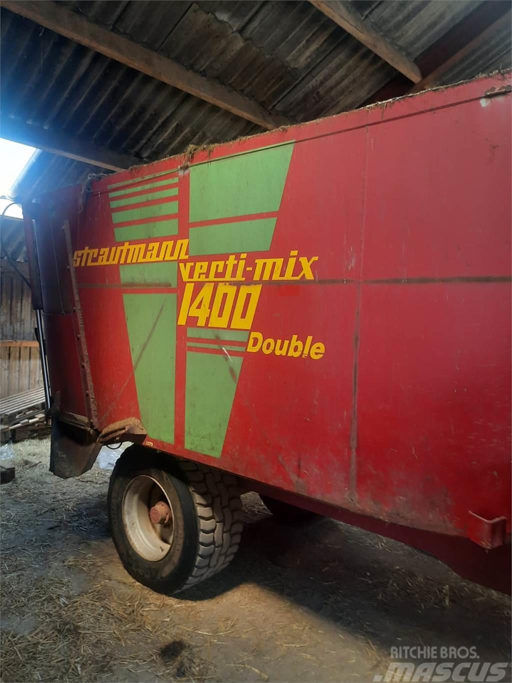 Strautmann Verti-Mix 1400 Double Voermengwagen Άλλα μηχανήματα κτηνοτροφίας και εξαρτήματα