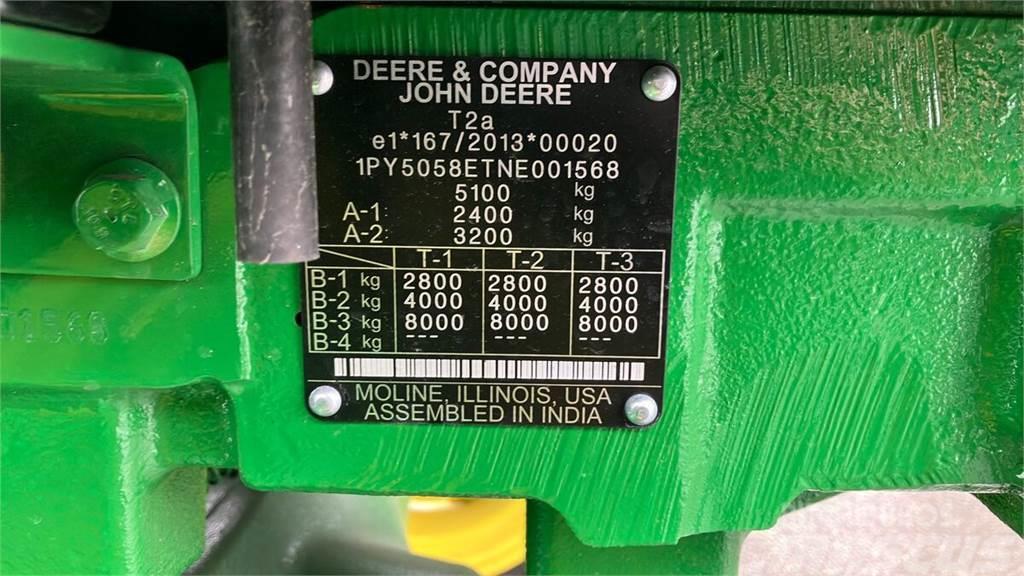 John Deere 5058E Τρακτέρ