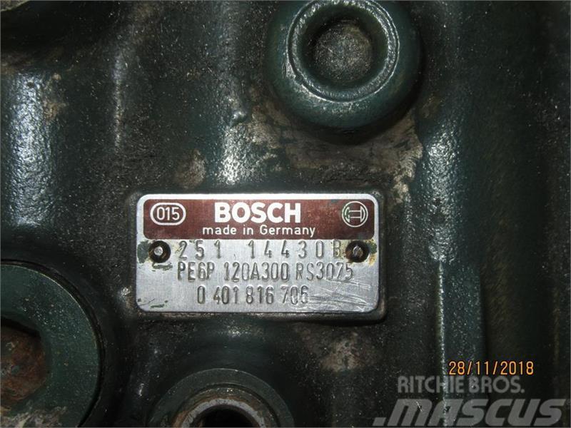  - - -  Mann Bosch brændstofpumpe Εξαρτήματα θεριζοαλωνιστικών μηχανών