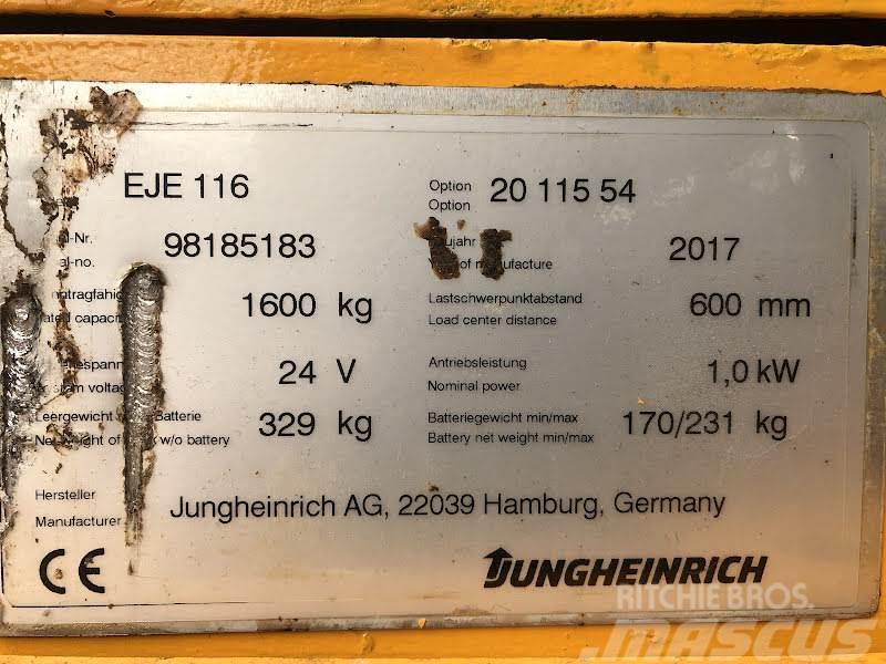 Jungheinrich EJE 116 Χειροκίνητο περονοφόρο ανυψωτικό