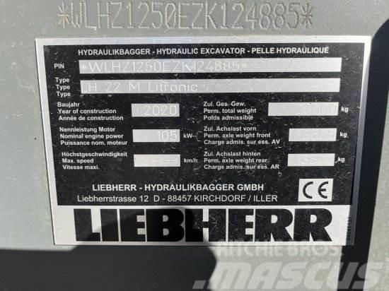 LIEBHERR LH 22 M LITRONIC, UMSCHLAGBAGGER, LIKUFIX Εκσκαφείς με τροχούς - λάστιχα