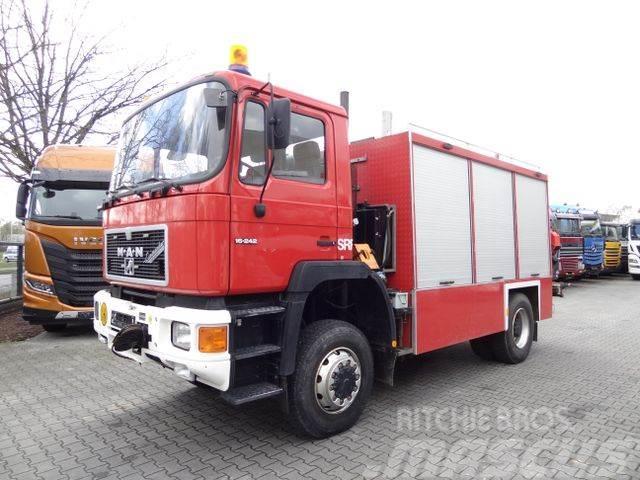 MAN F90 16.242 4X4 / Feuerwehr Φορτηγά με Γερανό