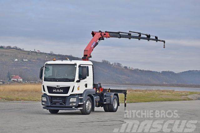 MAN TGS 18.500 Sattelzugmaschine + KRAN /FUNK Φορτηγά με Γερανό