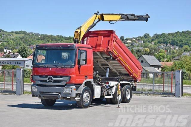 Mercedes-Benz ACTROS 2636 * FASSI F155AXS.0.22 / 6x4 Φορτηγά με Γερανό