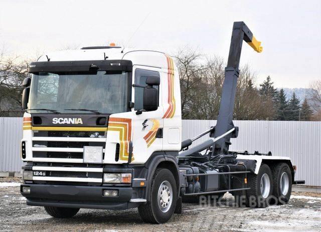 Scania R124 470 Abrollkipper *6x2* Top Zustand ! Φορτηγά ανατροπή με γάντζο