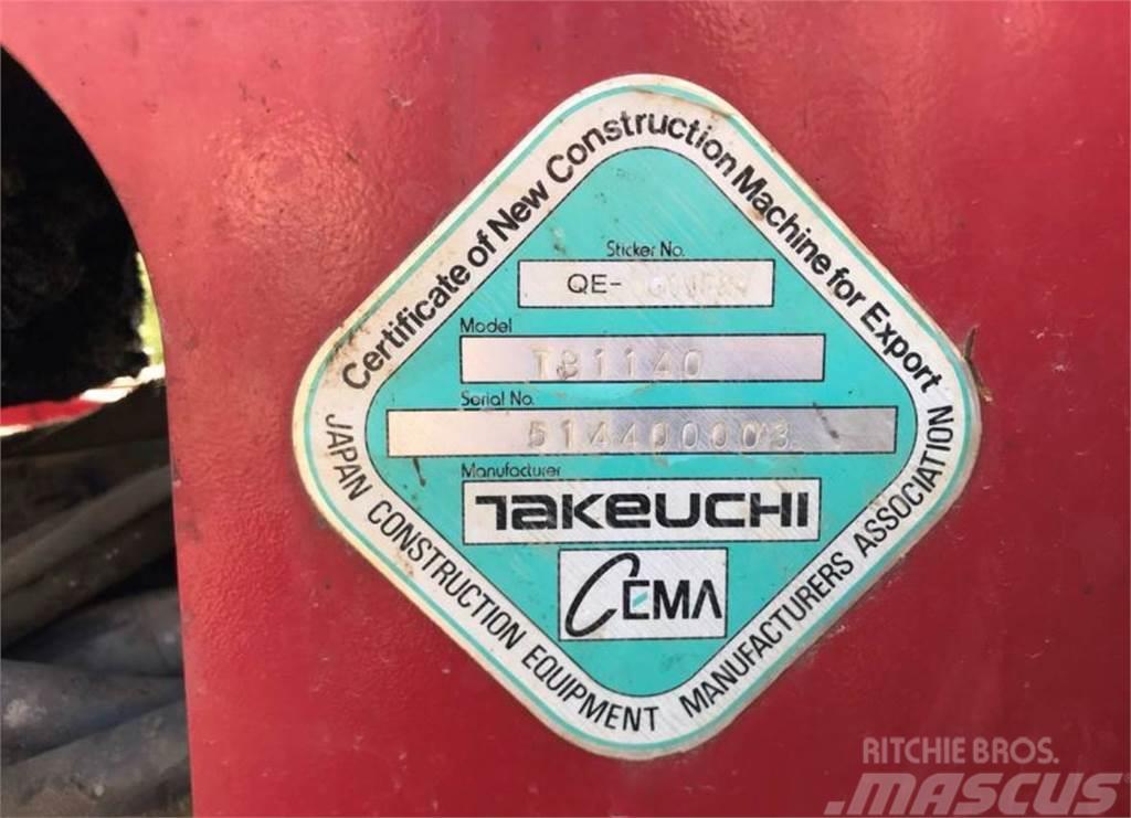 Takeuchi TB1140 Εκσκαφάκι (διαβολάκι) < 7t