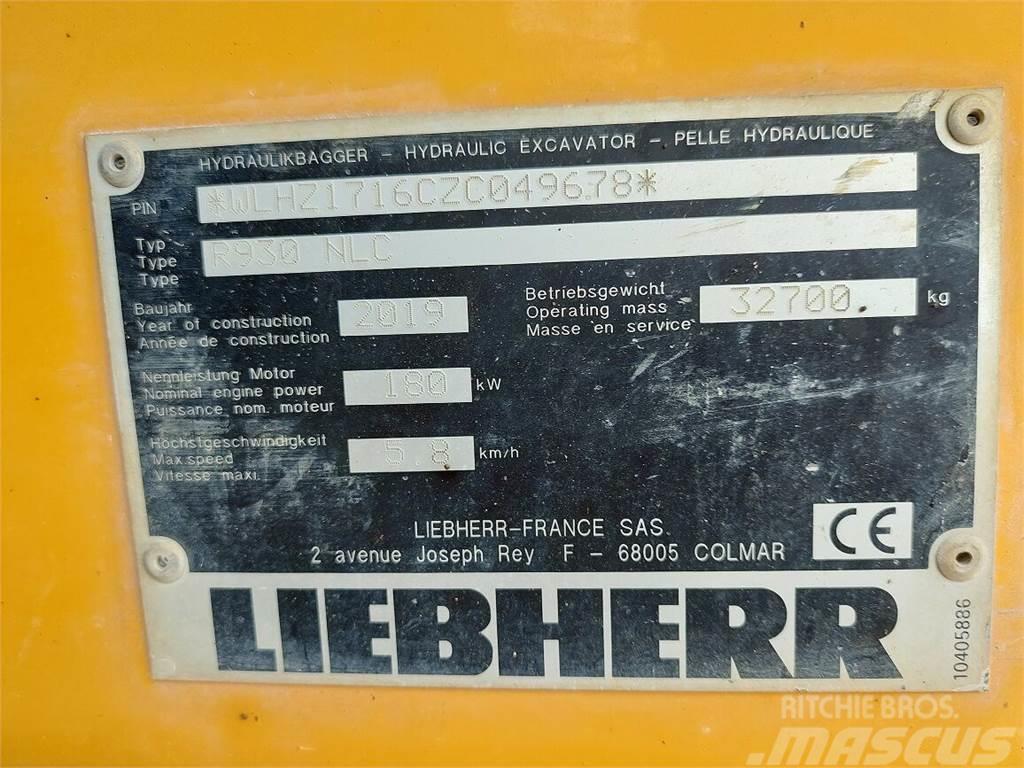 Liebherr R 930 NLC Εκσκαφείς με ερπύστριες