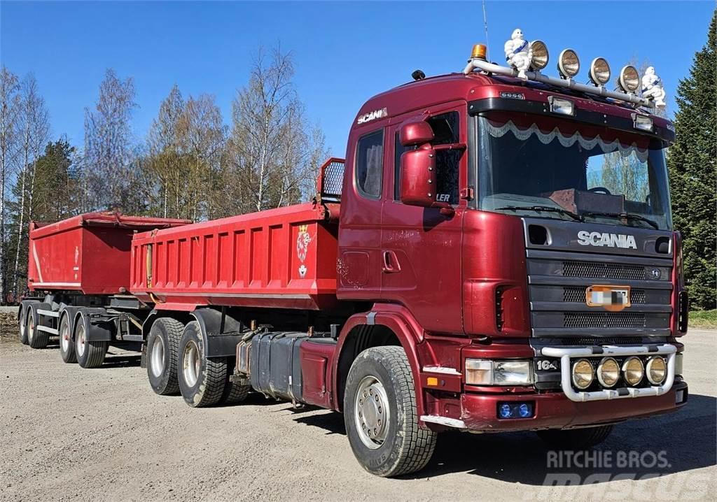 Scania R 164/ Jyki 4-aks. letkukasetti. Φορτηγά Ανατροπή