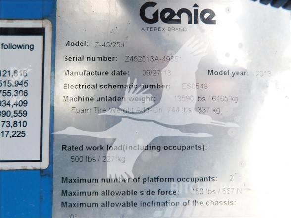 Genie Z45/25J Ανυψωτήρες με αρθρωτό βραχίονα