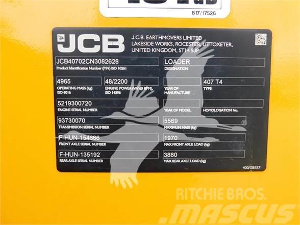 JCB 407 Φορτωτές με λάστιχα (Τροχοφόροι)