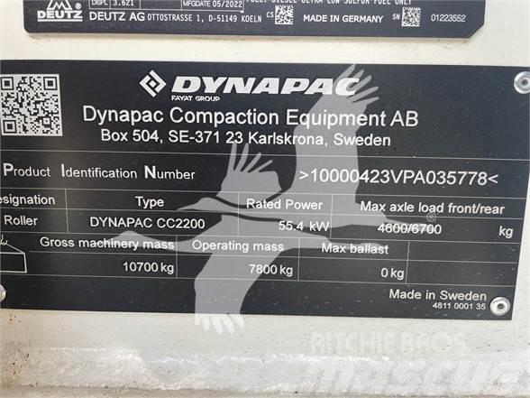 Dynapac CC2200 Οδοστρωτήρες μονού κυλίνδρου
