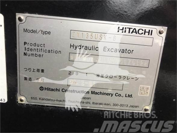 Hitachi ZX135USK-6 Εκσκαφείς με ερπύστριες