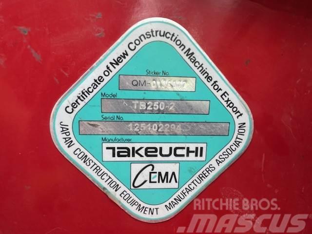 Takeuchi TB250-2 Εκσκαφάκι (διαβολάκι) < 7t