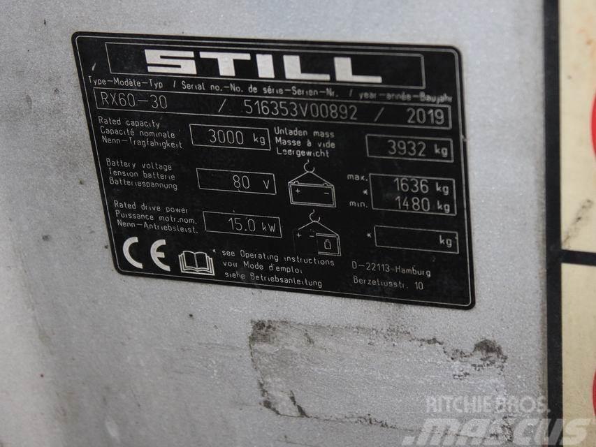 Still RX 60-30 6353 Ηλεκτρικά περονοφόρα ανυψωτικά κλαρκ