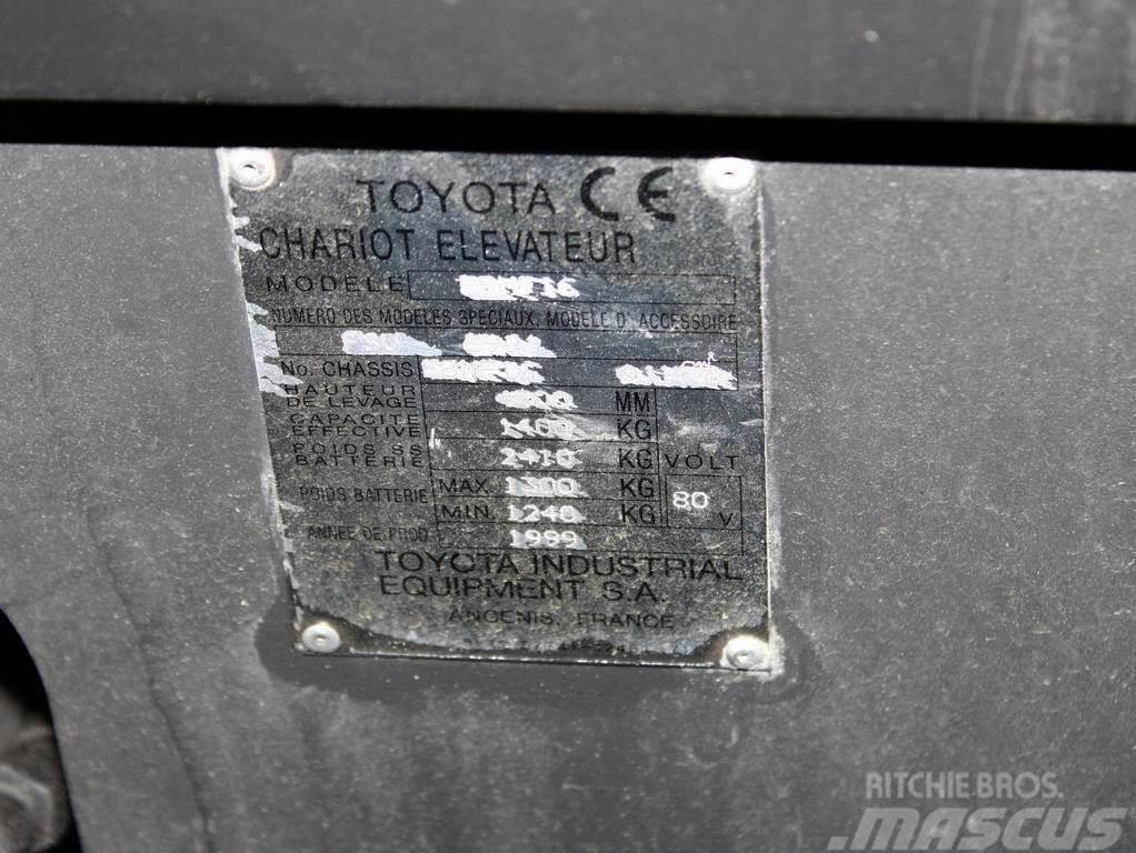 Toyota FMBF 16 Ηλεκτρικά περονοφόρα ανυψωτικά κλαρκ