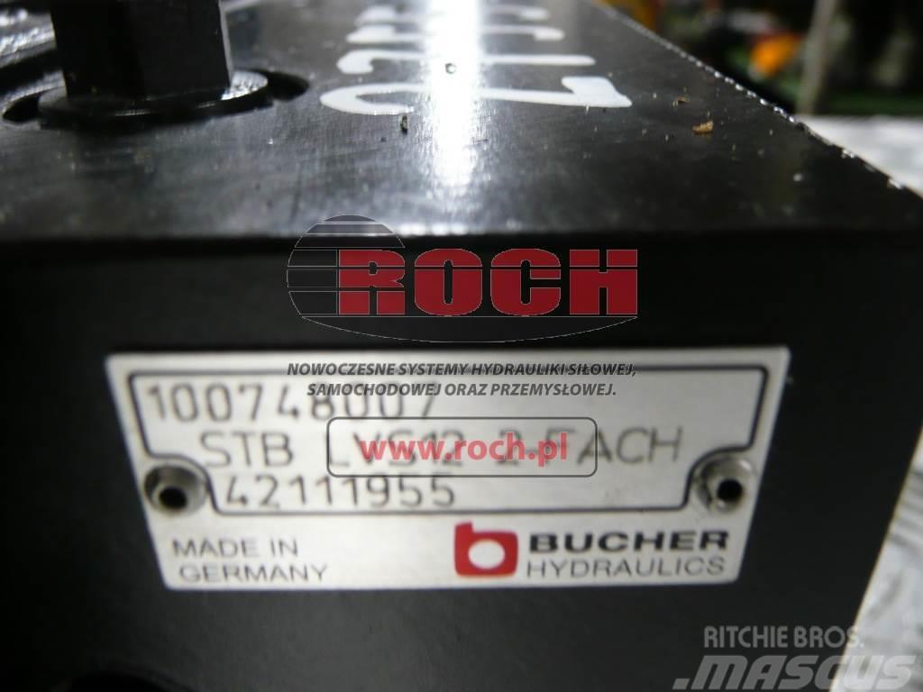 Bucher HYDRAULICS 100748007 STB LVS12 2-FACH 42111955 - 2 Υδραυλικά