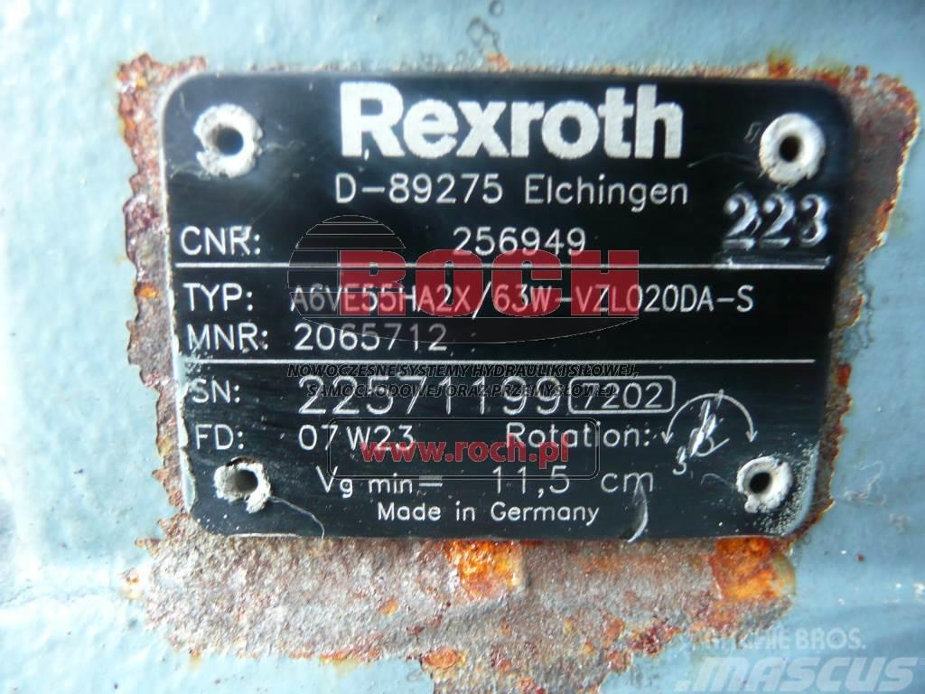 Rexroth A6VE55HA2X/63W-VZL020DA-S 2065712 256949 Κινητήρες