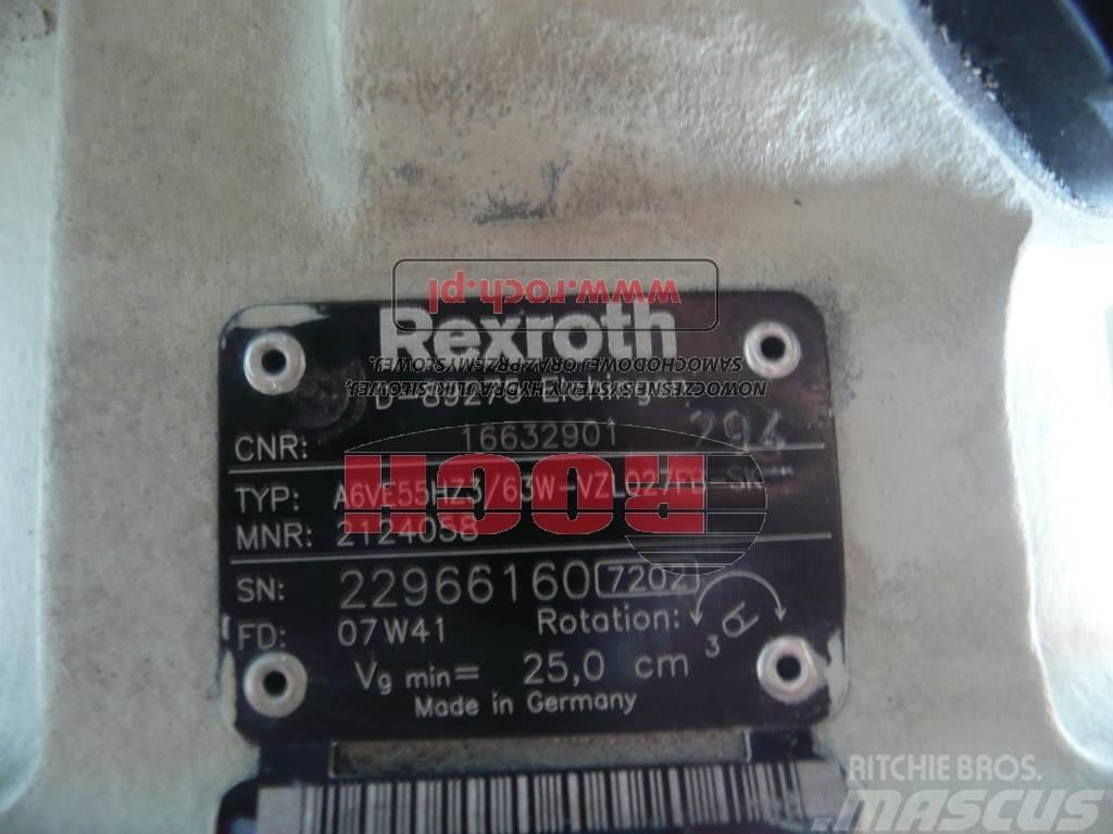 Rexroth A6VE55HZ3/63W-VLZ027FB-SK 2124058 16632901 + GFT17 Κινητήρες