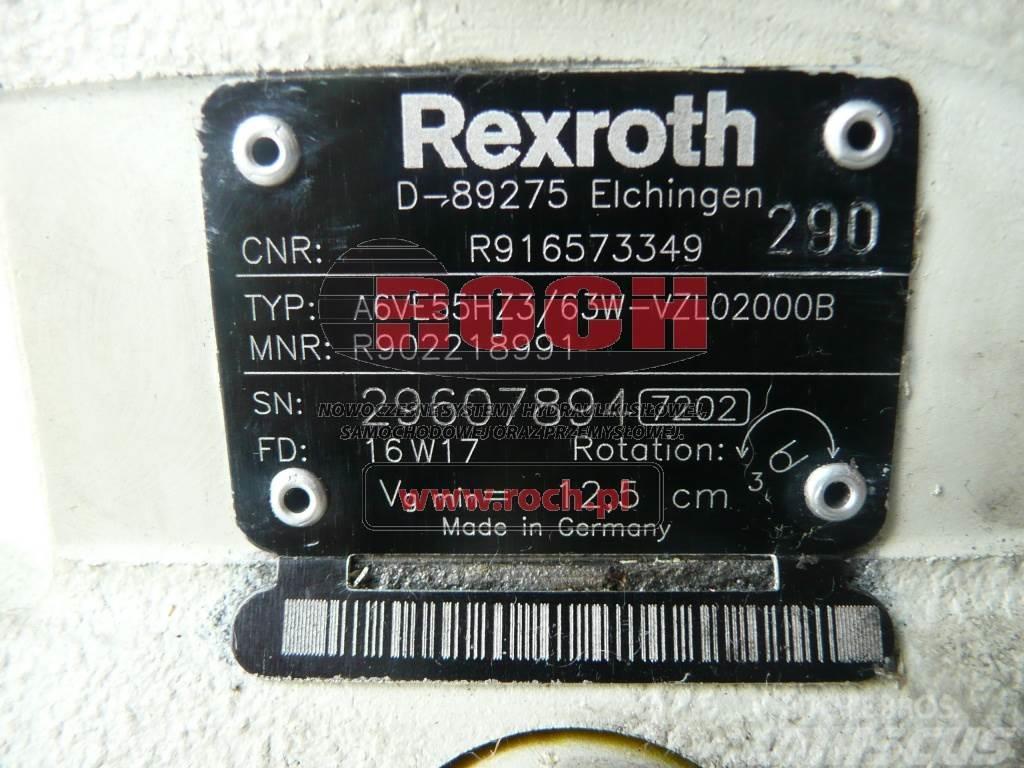 Rexroth A6VE55HZ3/63W-VZL02000B Κινητήρες