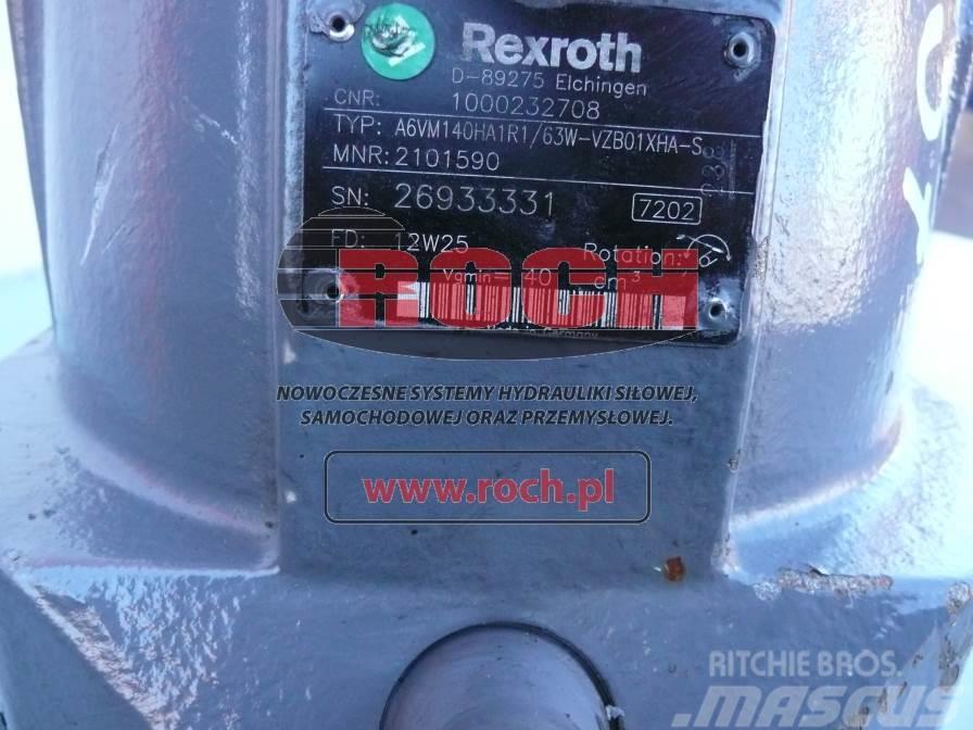 Rexroth A6VM140HA1R1/63W-VZB01XHA-S 101590 1000232708 Κινητήρες