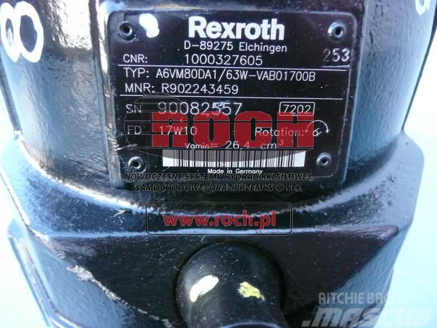 Rexroth A6VM80DA1/63W-VAB01700B 1000327605 Κινητήρες