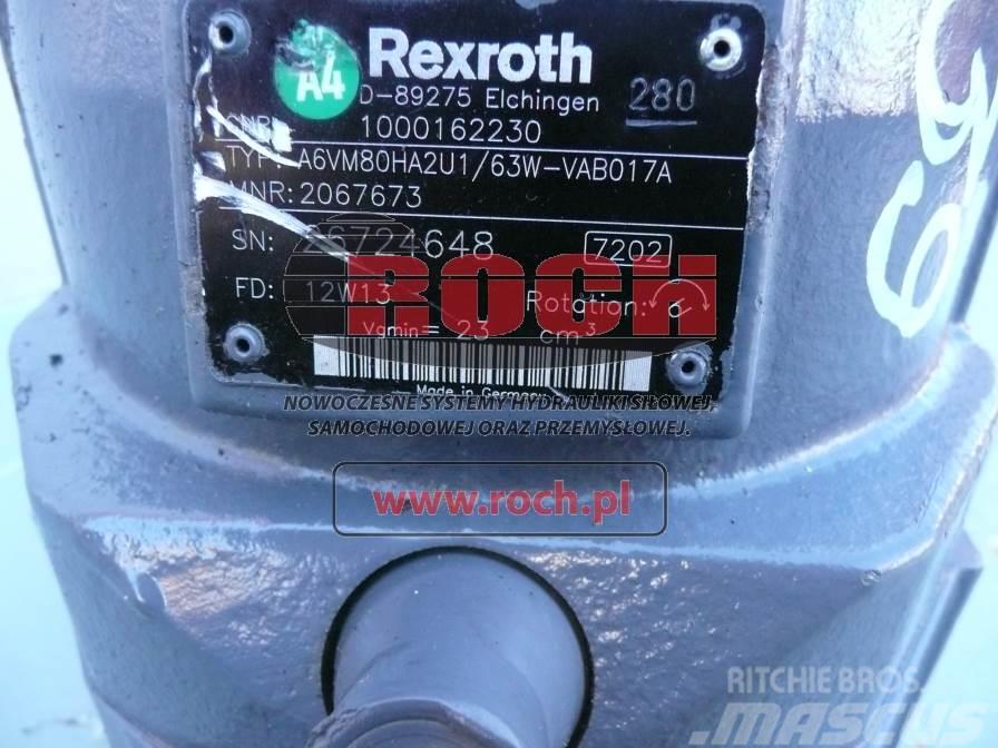 Rexroth A6VM80HA2U1/63W-VAB017A 2067673 1000162230 Κινητήρες