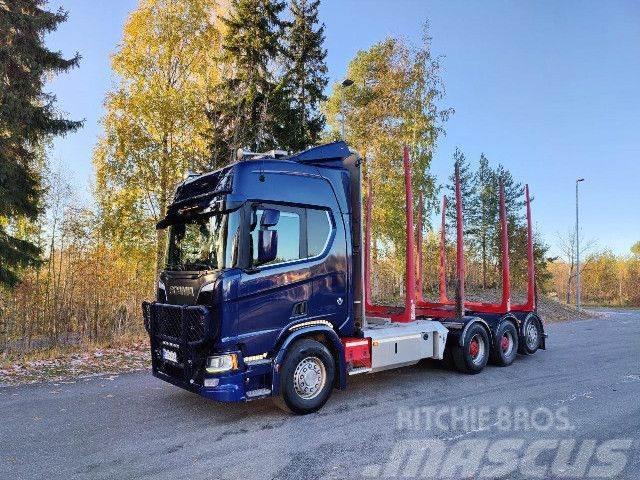 Scania R 730 B8x4*4NB, Korko 1,99% Φορτηγά ξυλείας