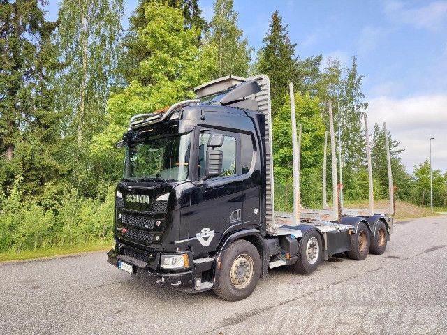 Scania R 730 B8x4NB, Korko 1,99% Φορτηγά ξυλείας