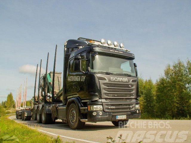 Scania R 730 LB8x4*4HNB+Kesla 2112T+Jyki 5-aks. Φορτηγά ξυλείας