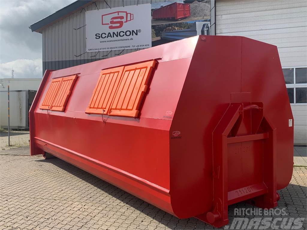  Scancon SL6027 - 6000 mm lukket container 27m3 Hook lifts
