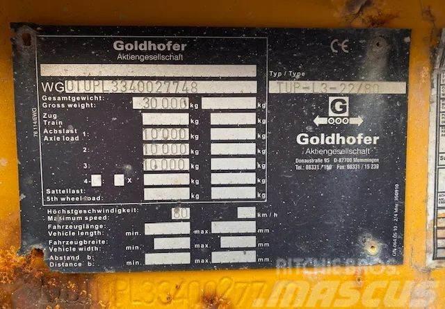 Goldhofer TUP-L3-22/80 Οχήματα με χαμηλό δάπεδο