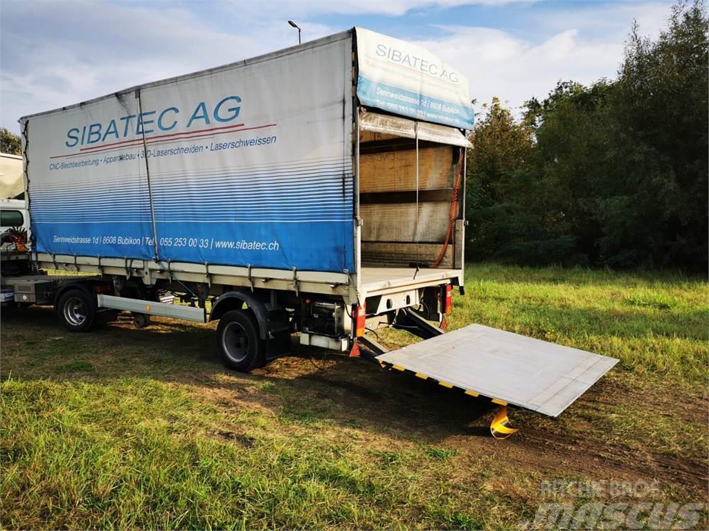  Krapf BE Trailer Pritsche+Plane + LBW AHT1000 kg - Vehicle transport semi-trailers