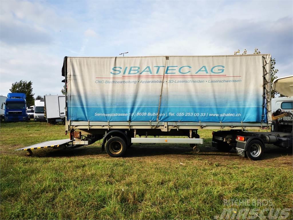  Krapf BE Trailer Pritsche+Plane + LBW AHT1000 kg - Vehicle transport semi-trailers