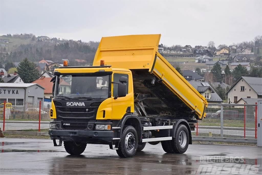Scania P 410 Φορτηγά Ανατροπή