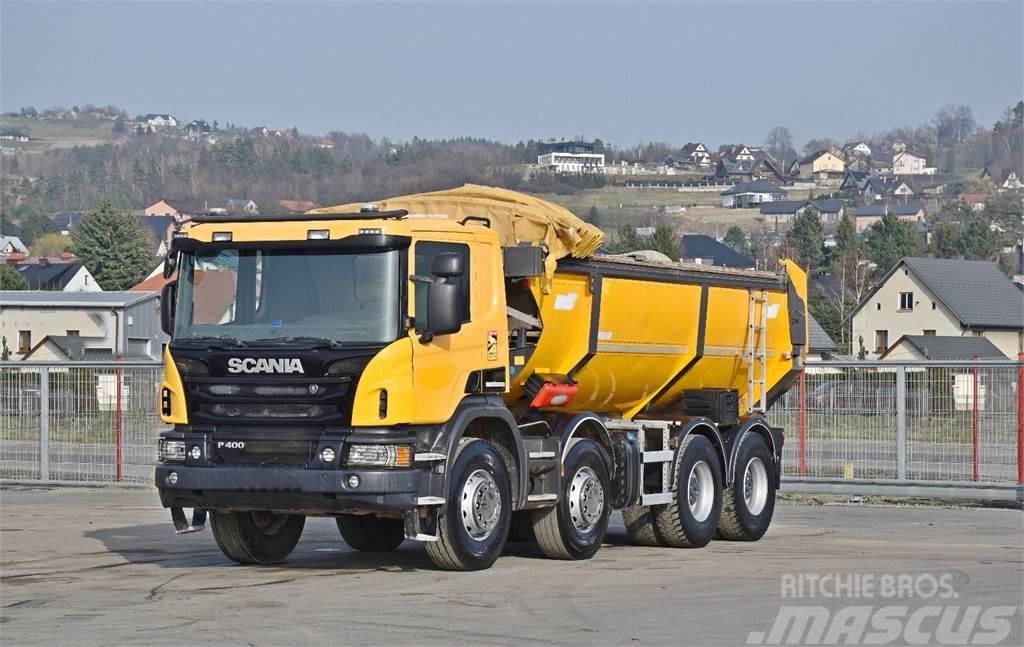 Scania P400 Φορτηγά Ανατροπή