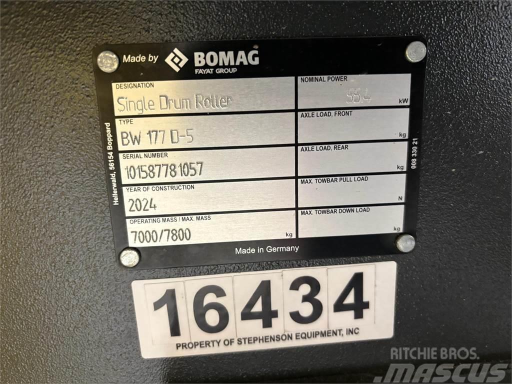 Bomag BW177D-5 Οδοστρωτήρες μονού κυλίνδρου