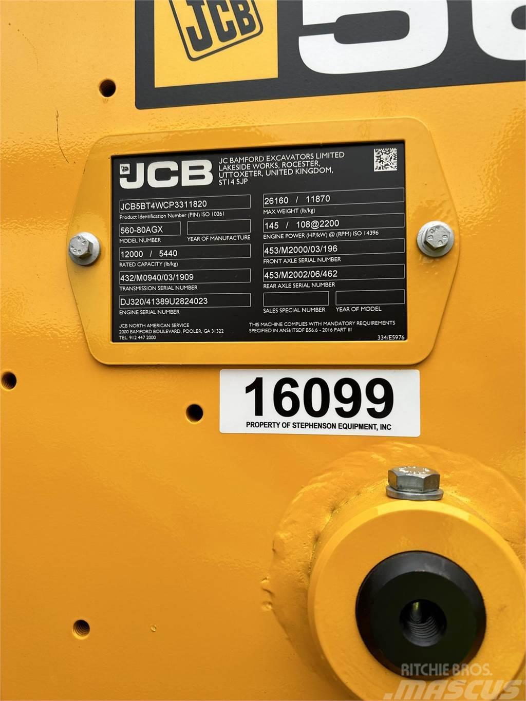 JCB 560-80 AGRI XTRA Τηλεσκοπικοί ανυψωτές