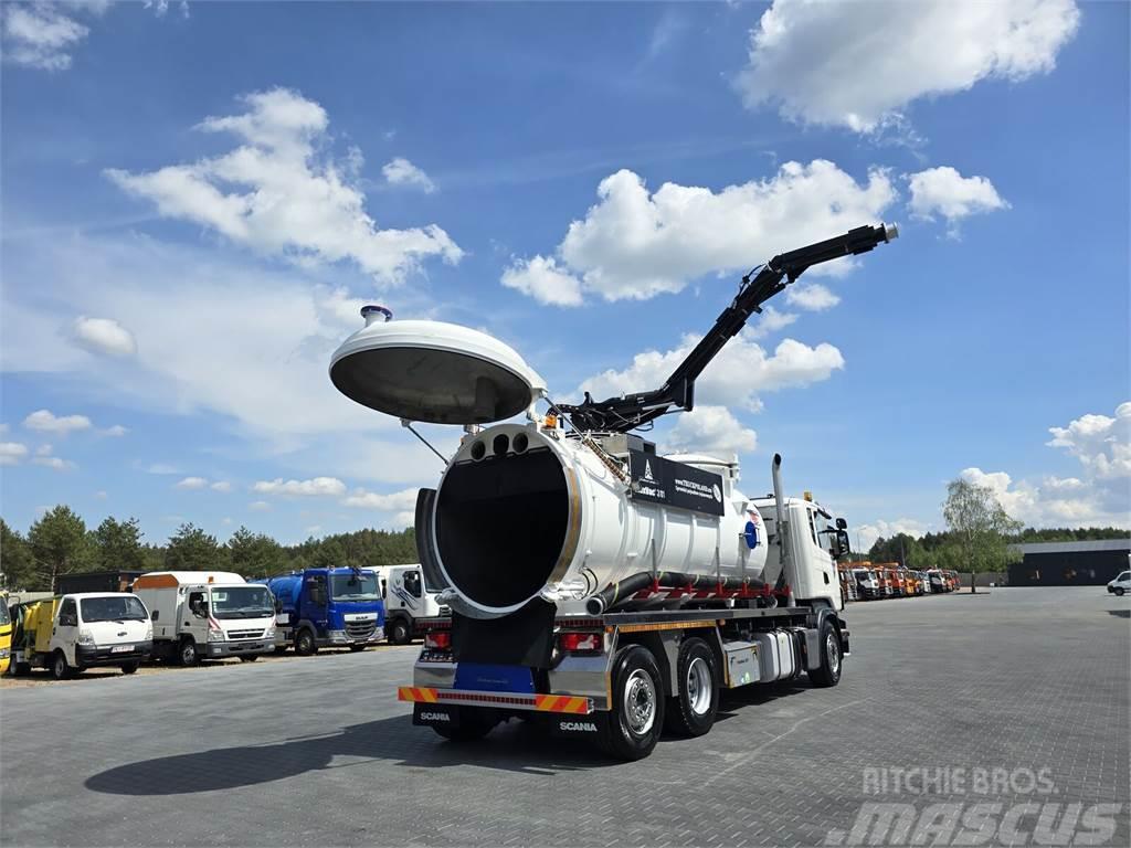 Scania Saugbagger Larsen FlexVac 311 Vacuum suction loade Αποφρακτικά οχήματα
