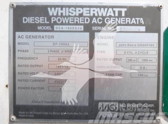MultiQuip WHISPERWATT DCA180SSJU Γεννήτριες αερίου