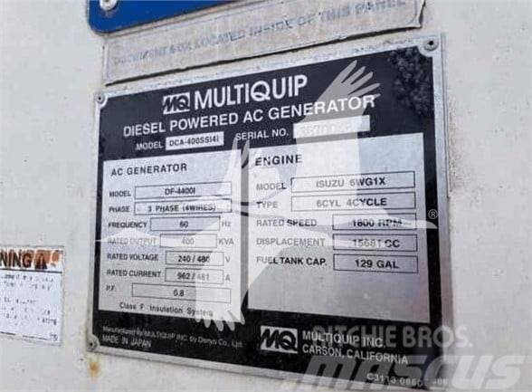 MultiQuip WHISPERWATT DCA400SSI4i Γεννήτριες αερίου