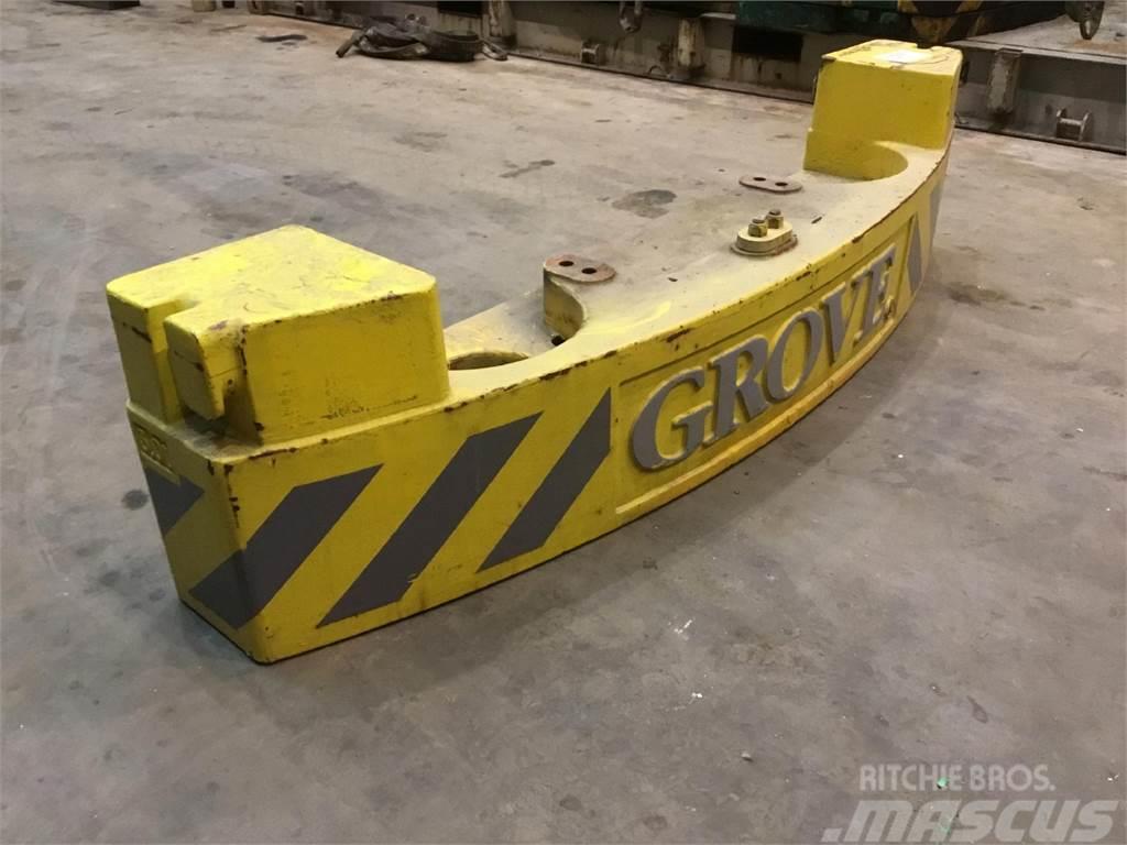 Grove GMK 2035 counterweight 3.0 ton Εξαρτήματα και εξοπλισμός για γερανούς
